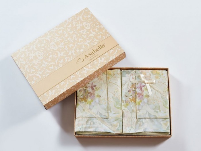 Постельное белье Asabella Семейный, фланель-тенсел 2220-7 