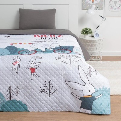 Покрывало &quot;Этель&quot; 1,5 сп Brave bear, 145*210 см, микрофибра