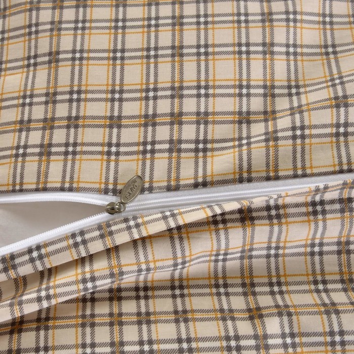 Лавр (беж) Комплект постельного белья сатин Евро 4н