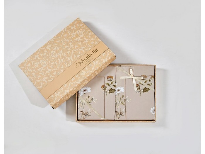 Комплект постельного белья Евро, египетский хлопок Premium 2325-6 