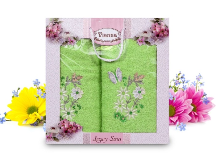 Набор полотенец Vianna Luxury Series (50x90, 70x140) 8014-09
