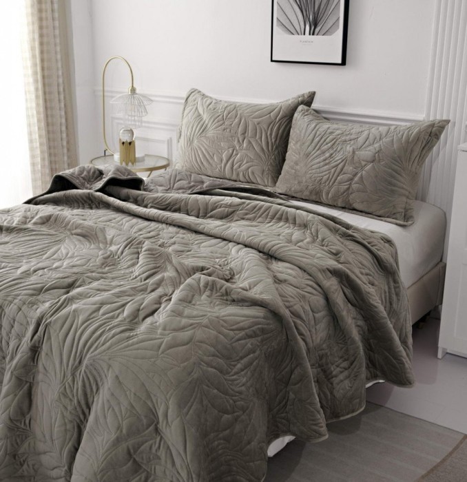 Глория (хаки) Покрывало 240х260