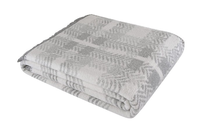 Плед Arya Хлопок Tina Серый