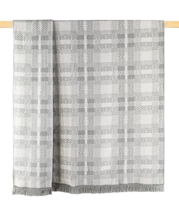 Плед Arya Хлопок Tina Серый