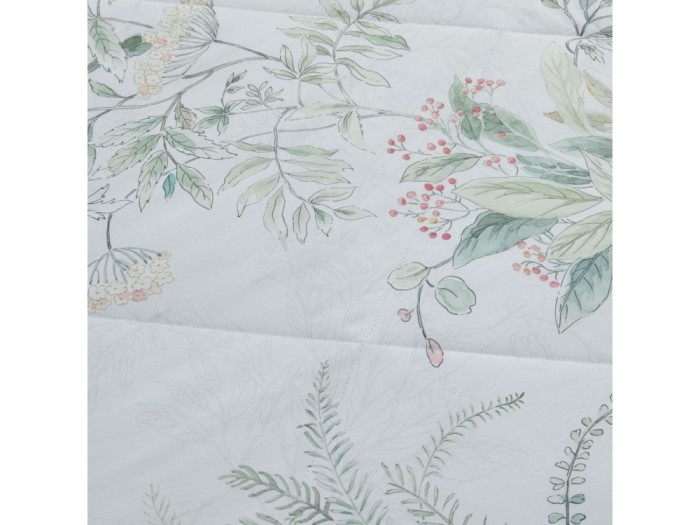 Комплект с летним одеялом одеялом из сатина с лазерной печатью 200х220 см, 2343-OMP