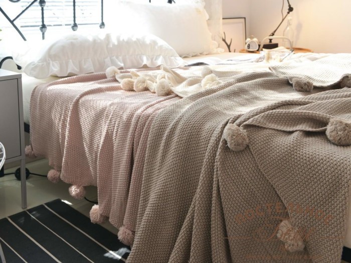 Эрмес (молоко) Покрывало 220х240