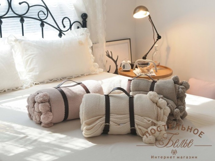 Эрмес (молоко) Покрывало 220х240