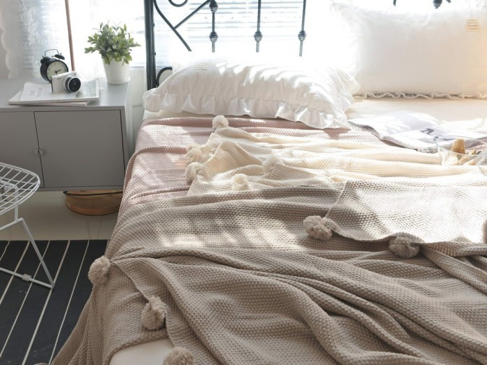 Эрмес (молоко) Покрывало 220х240