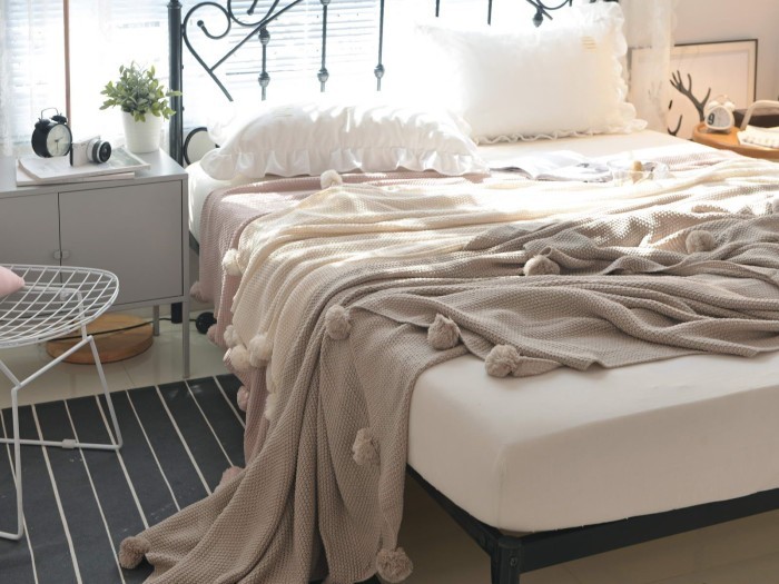 Эрмес (молоко) Покрывало 220х240