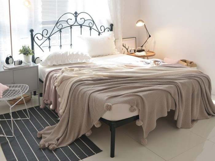 Эрмес (молоко) Покрывало 220х240