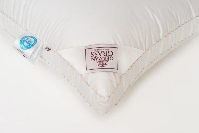 Подушка KING DOWN GRASS средняя с бортиком 50х90