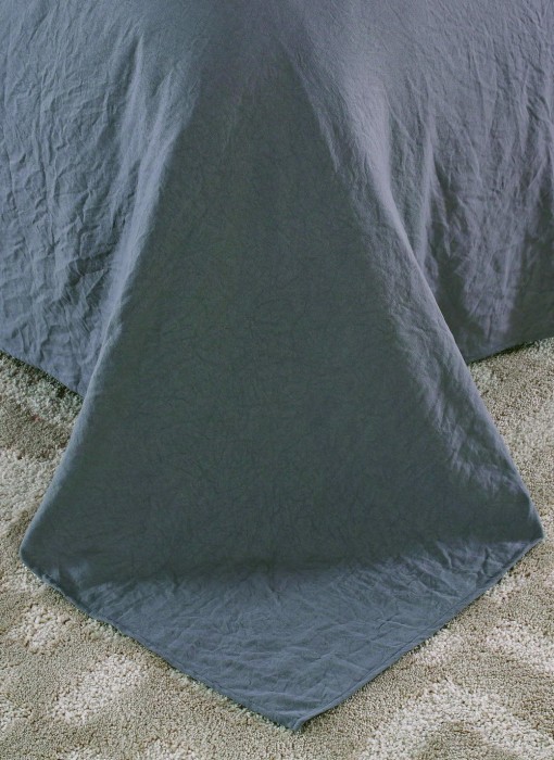 Элман (серый) Комплект постельного белья жатка 1.6