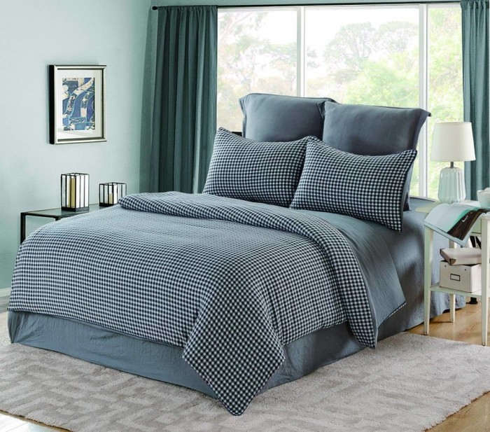 Элман (серый) Комплект постельного белья жатка 1.6