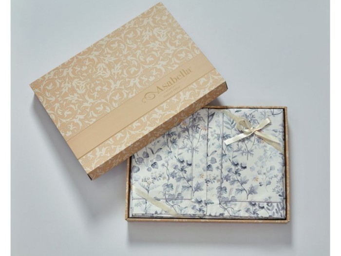 Постельное белье Asabella Евро, египетский хлопок Premium 2196-6/180*30