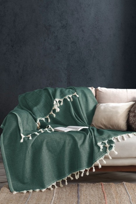 Покрывало MILANIYA цвет светло-зеленый (L.GREEN) 220х240