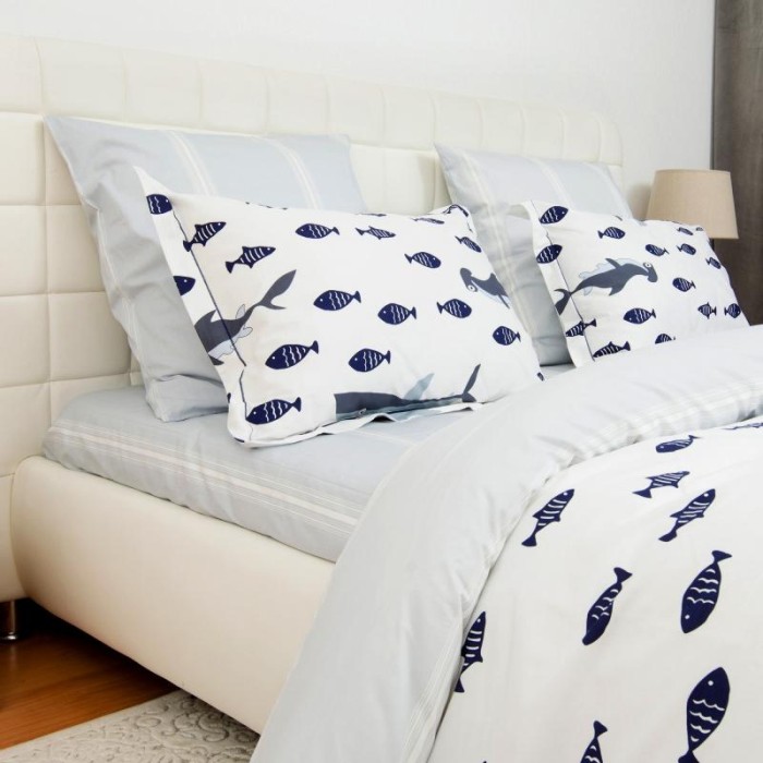 Постельное белье Asabella 403-6 евро печатный сатин