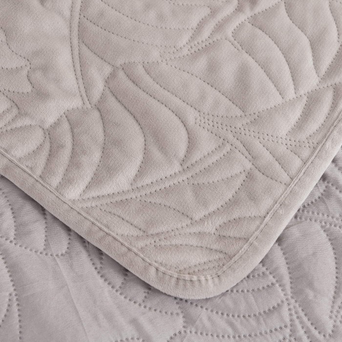 Мелисса (светло серая) Покрывало 160х220