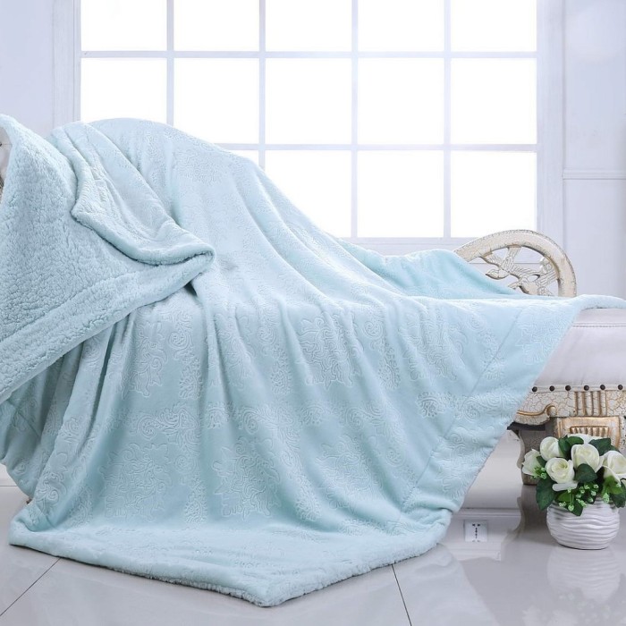 Верди (бирюза) Покрывало 160х220