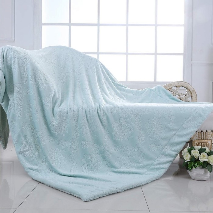 Верди (бирюза) Покрывало 160х220