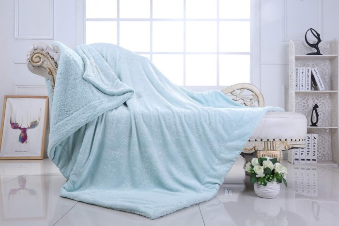 Верди (бирюза) Покрывало 160х220