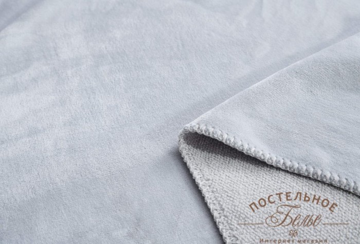 София светло-серое Покрывало 160х220