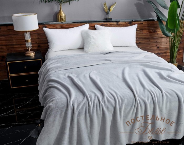 София светло-серое Покрывало 160х220