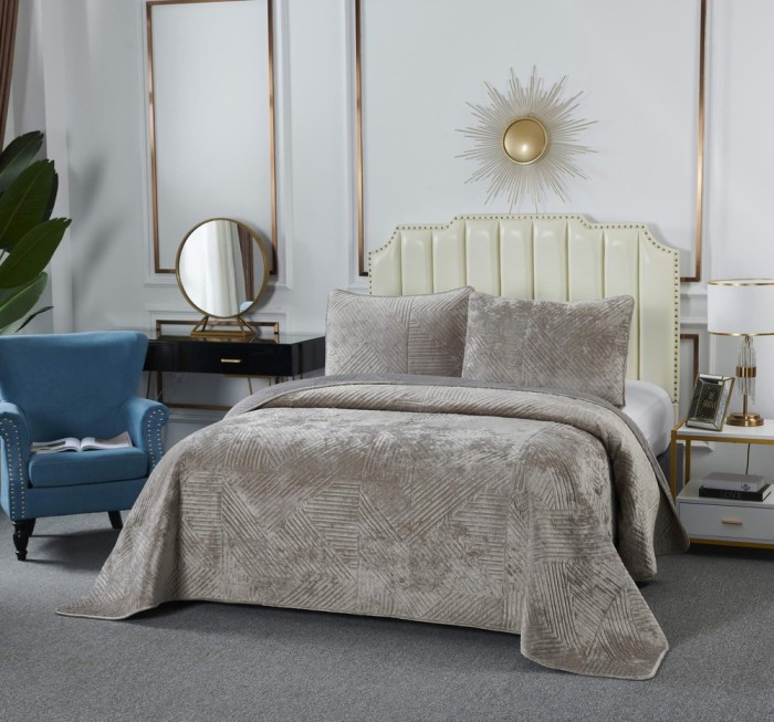 Патрисия (беж) Покрывало 240х260