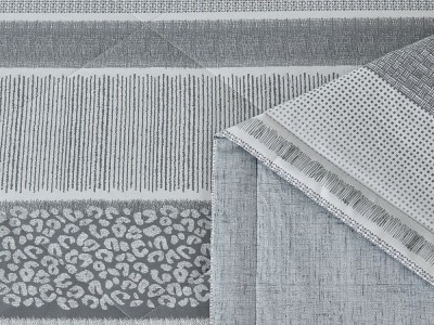 Комплект с летним одеялом полуторный из печатного сатина 160х220 см, 2225-OSPS