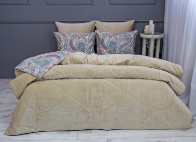 Постельный набор Агатти (бежевый) Cotton семейный