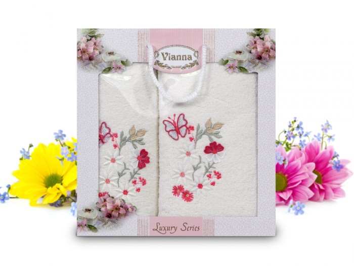Набор полотенец Vianna Luxury Series (50x90, 70x140) 8014-10
