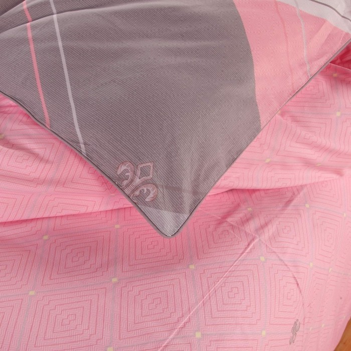 Эдди (роз) Комплект постельного белья сатин Евро 4н