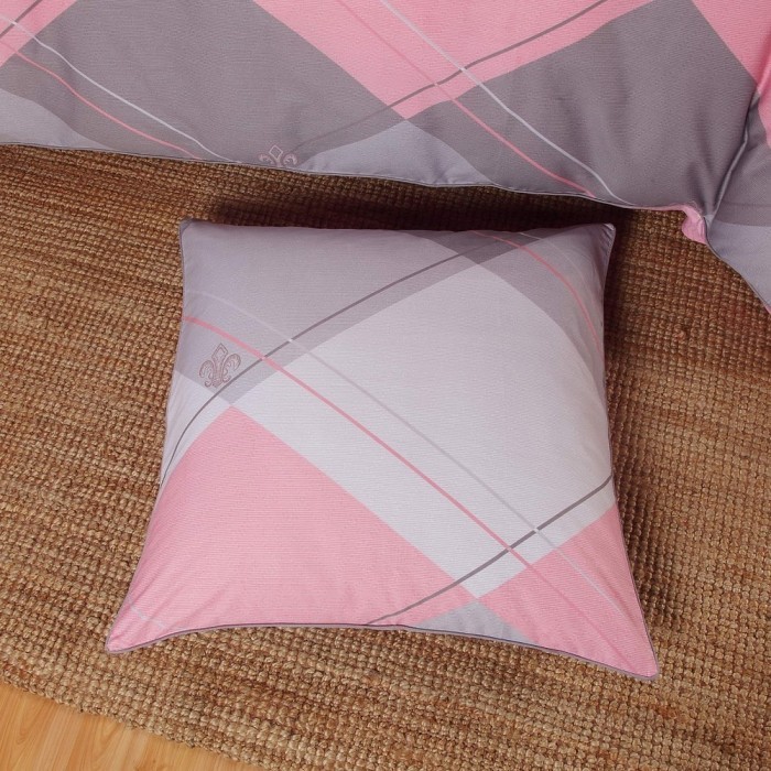 Эдди (роз) Комплект постельного белья сатин Евро 4н