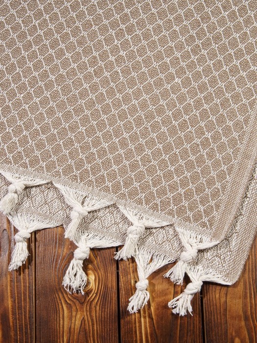 Покрывало NAZBONC цвет капучино 200х220