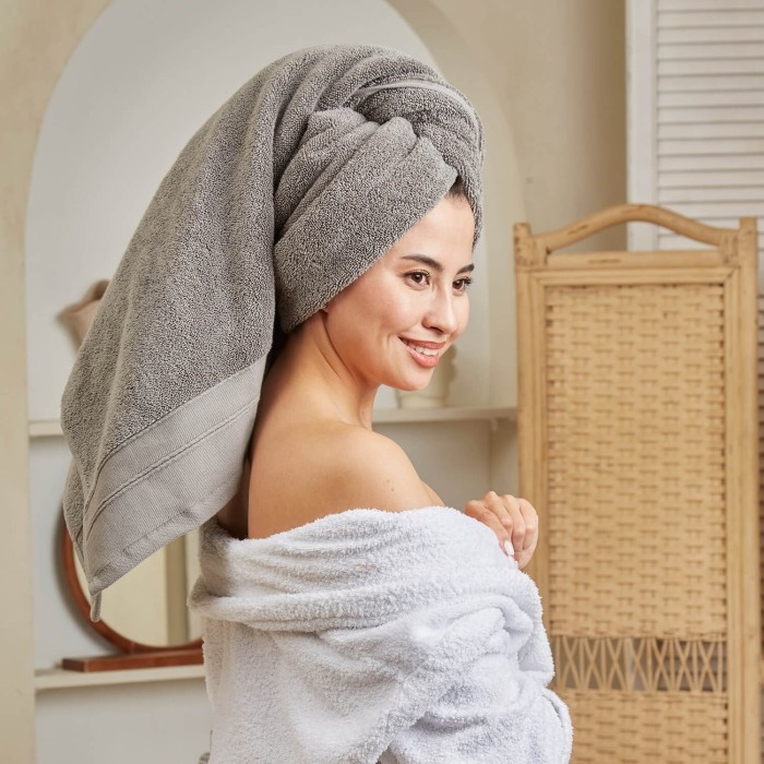 Полотенце банное Шанти 76х142 (оловянный)