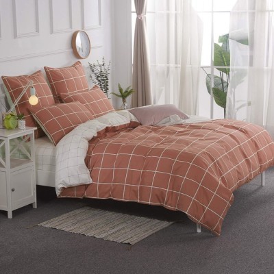 Кингстон (марсала) Комплект постельного белья сатин Евро 4н