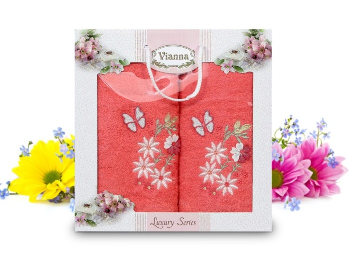 Набор полотенец Vianna Luxury Series (50x90, 70x140) 8014-11