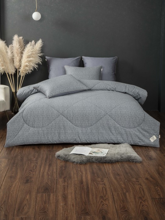 Комплекты для сна Монако (индиго голубая платина) АВС Cotton комплект Евро