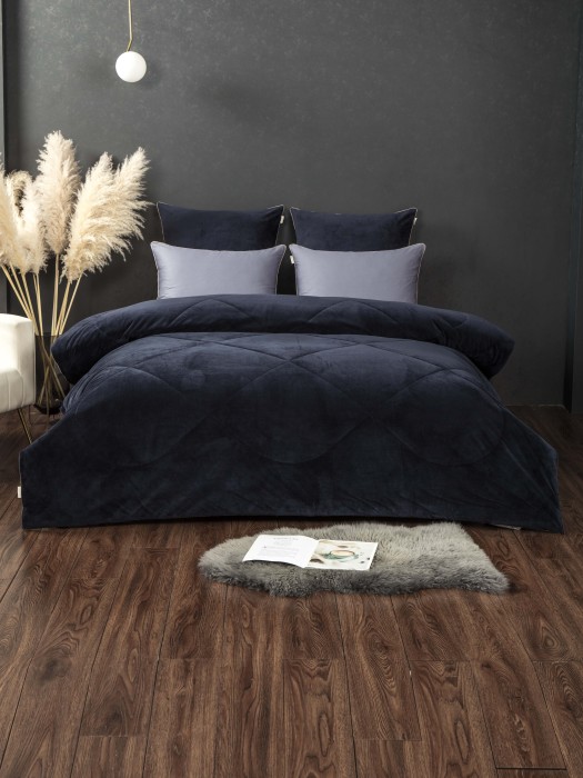 Комплекты для сна Монако (индиго голубая платина) АВС Cotton комплект Евро