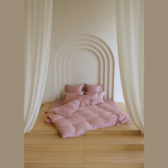 Постельное белье ROSE BRILLIANT GRASS Полуторный 50 х 70 см (2 шт) простынь 240х260