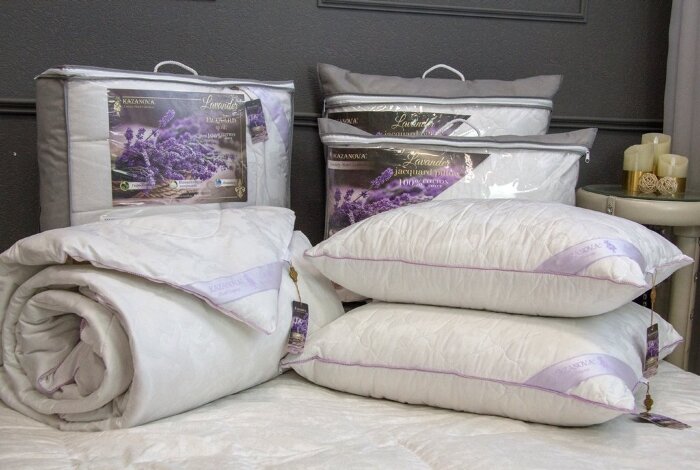 Подушка Luxury Hotel Collection Lavender 70х70