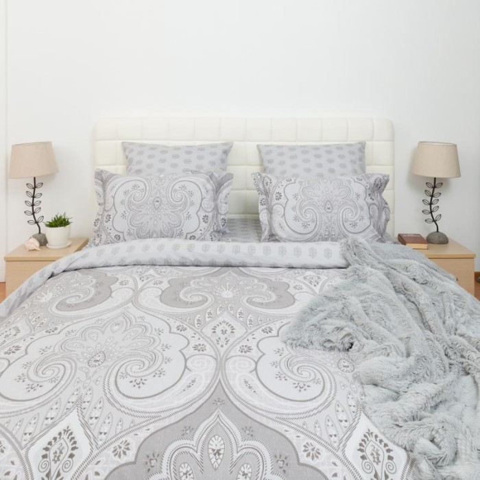 Постельное белье Asabella 404-6 евро печатный сатин