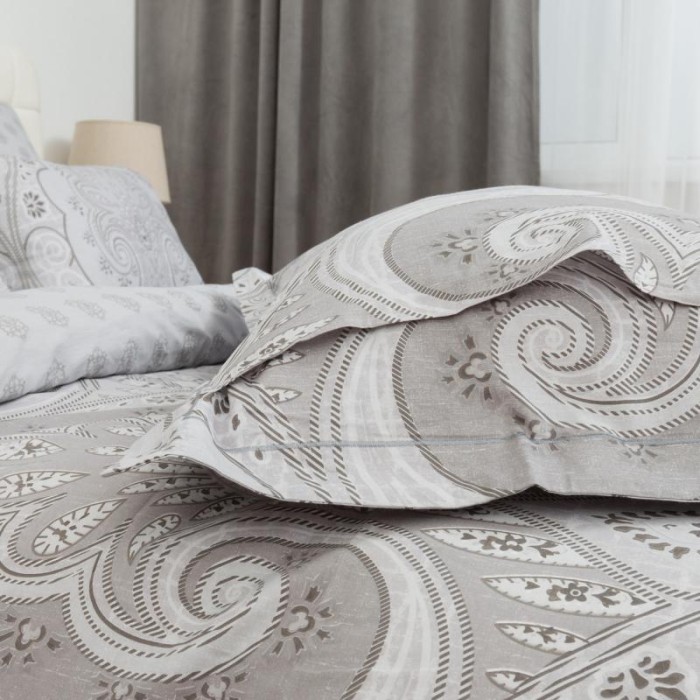 Постельное белье Asabella 404-6 евро печатный сатин