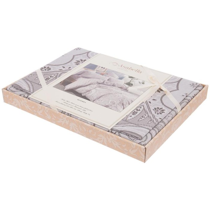 Постельное белье Asabella 404-6 евро печатный сатин