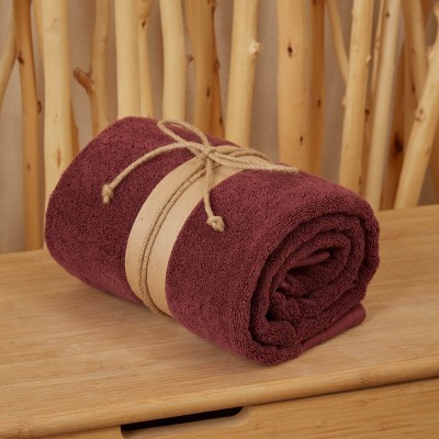 Полотенце банное Шанти 76х142 (винный)