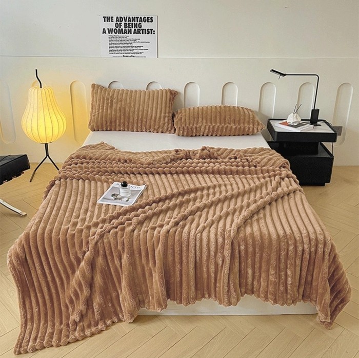 Плед фланелевый Cristelle Stripe premium 150x200 CST1520-03 Код3065