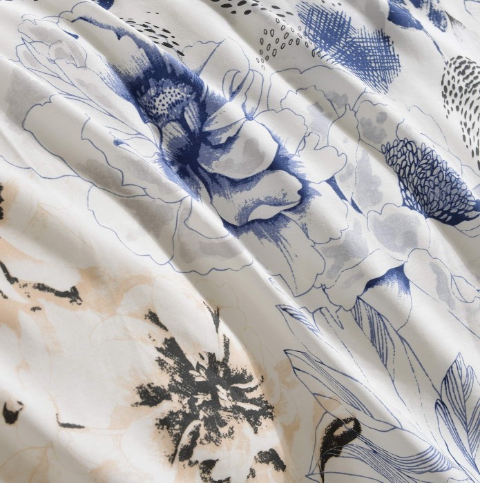 Норвуд (синий) Комплект постельного белья сатин 7Е