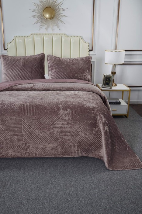 Патрисия (пепел роза) Покрывало 240х260