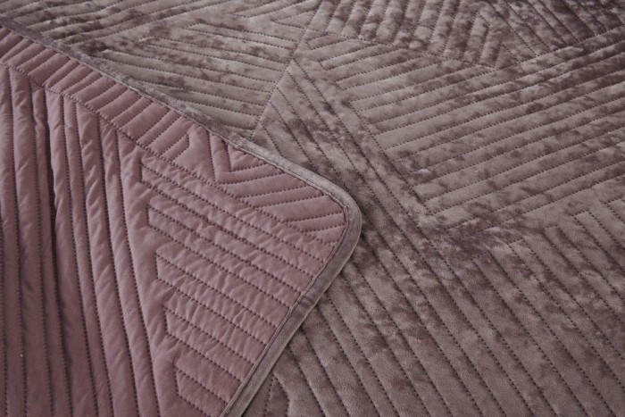 Патрисия (пепел роза) Покрывало 240х260