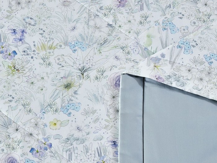 Комплект евро с летним одеялом из фланели-тенсел 200х220 см, 2272-OMP 