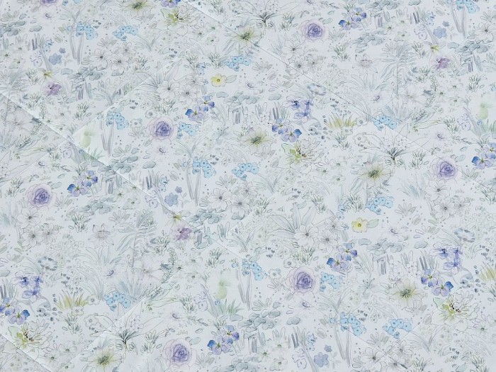 Комплект евро с летним одеялом из фланели-тенсел 200х220 см, 2272-OMP 